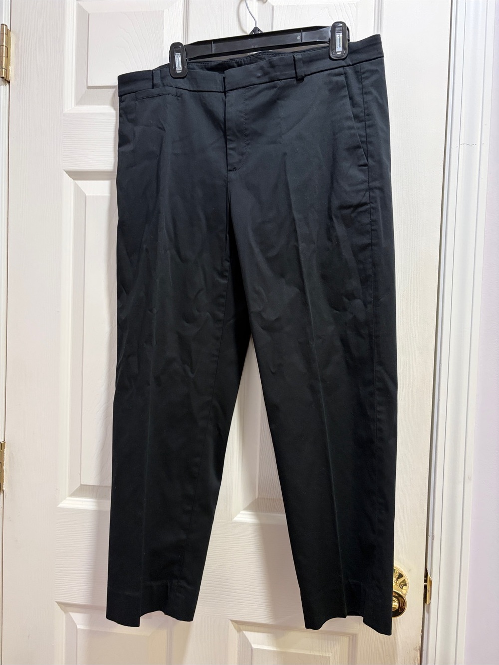 Straight Leg Pants in Black Like New
